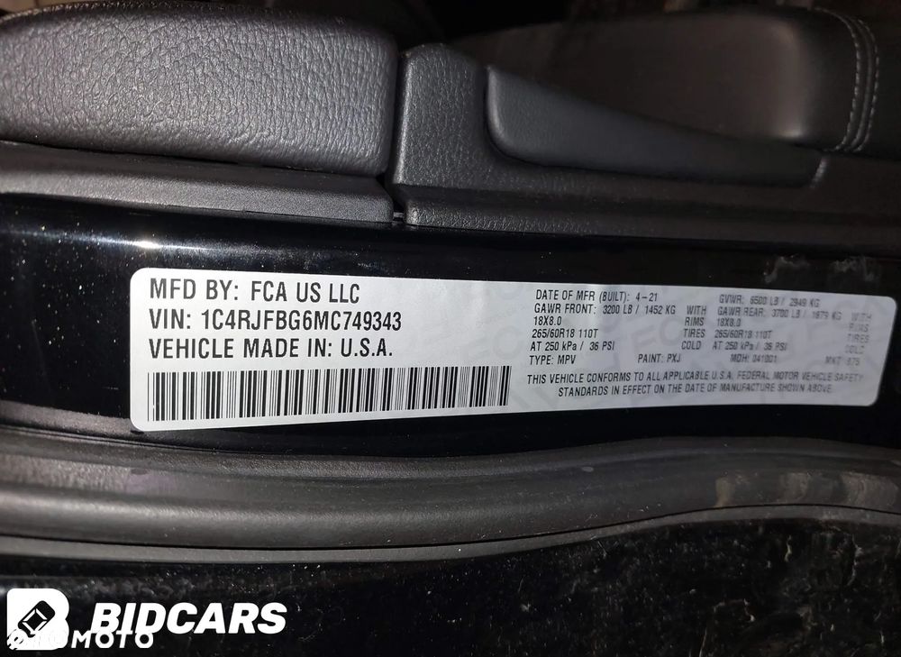 Jeep Grand Cherokee 3.6 V6 Limited - 16