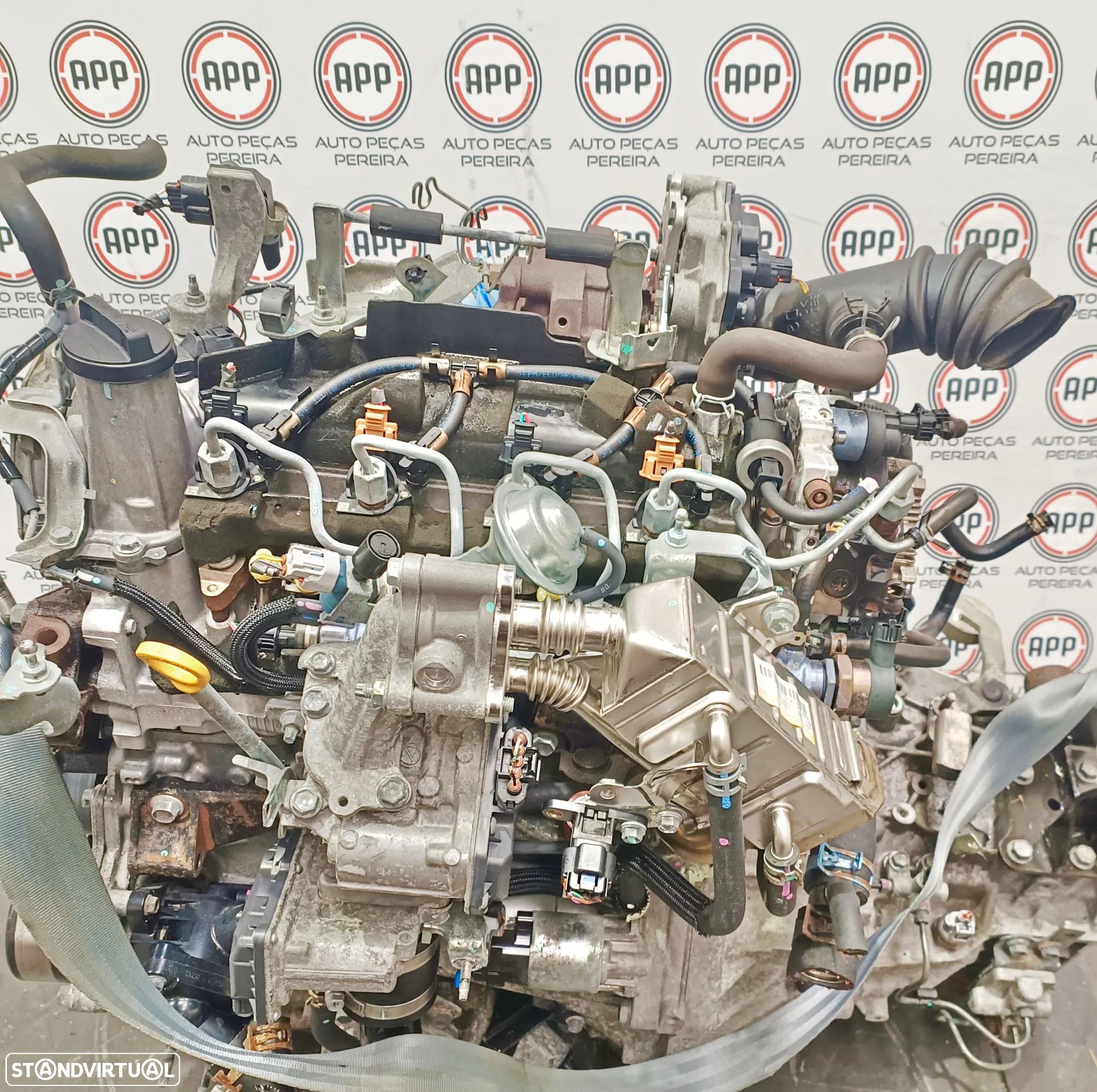 Motor Toyota Auris 2011, 1.4 D4D, referência 1ND-TV TMI P E12, aproximadamente 174800 KMS. - 1