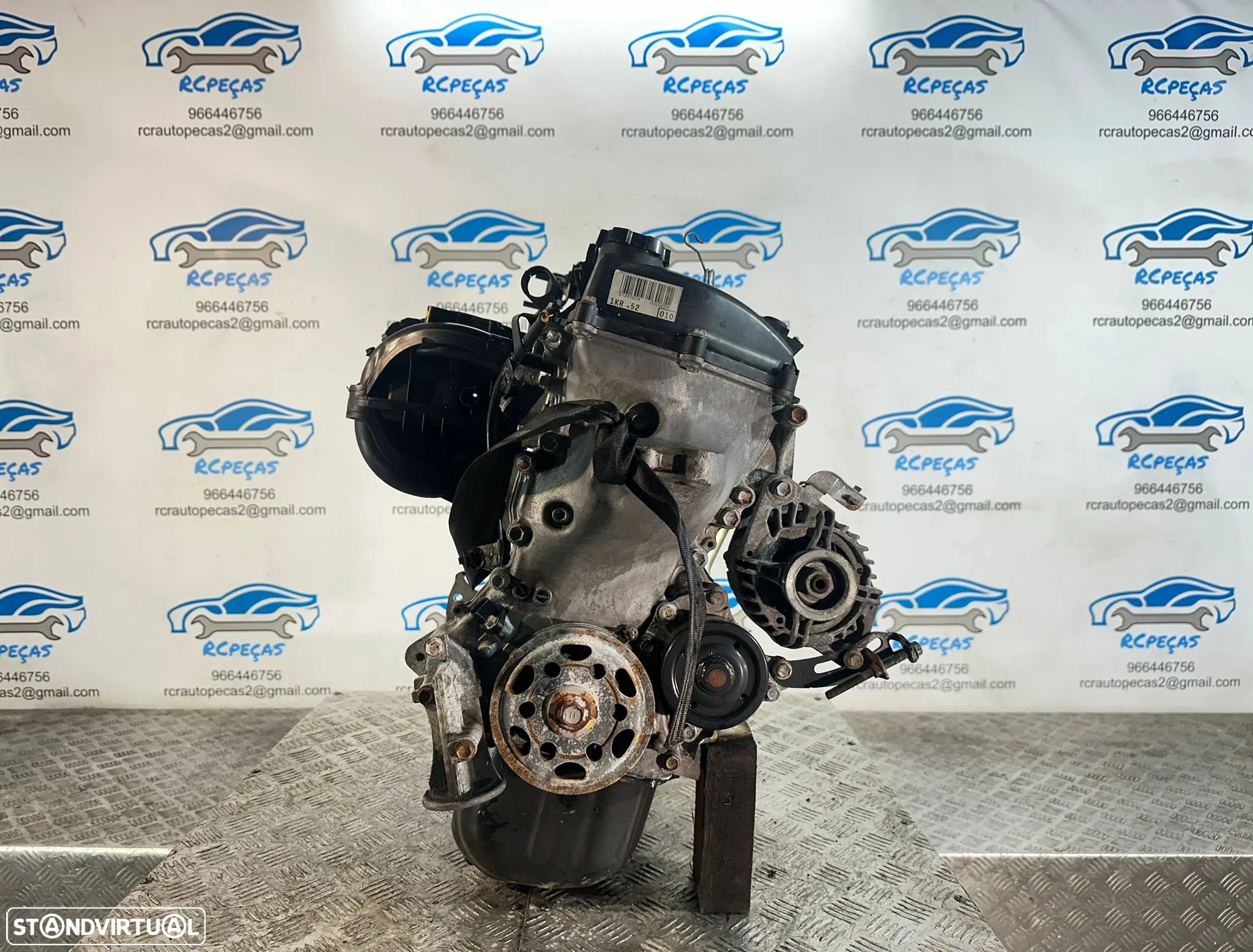 .Motor Completo 1KR-FE B52 PSA Citroen Peugeot Toyota Daihatsu 1.0i 12v - 8