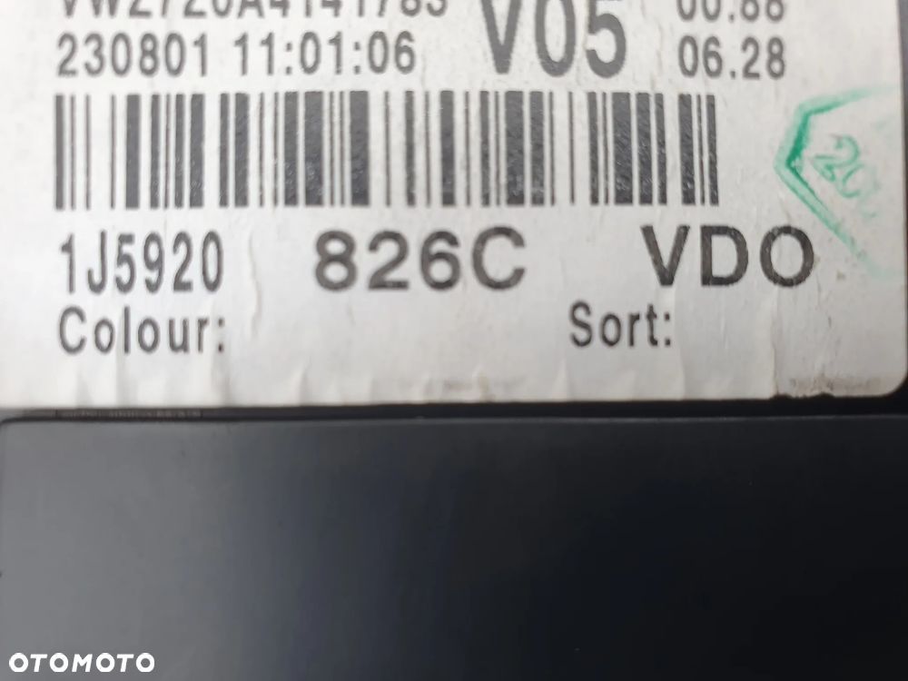 Zegary Licznik VW Golf IV 4 Bora LIFT 1J5920826C Diesel EU - 4