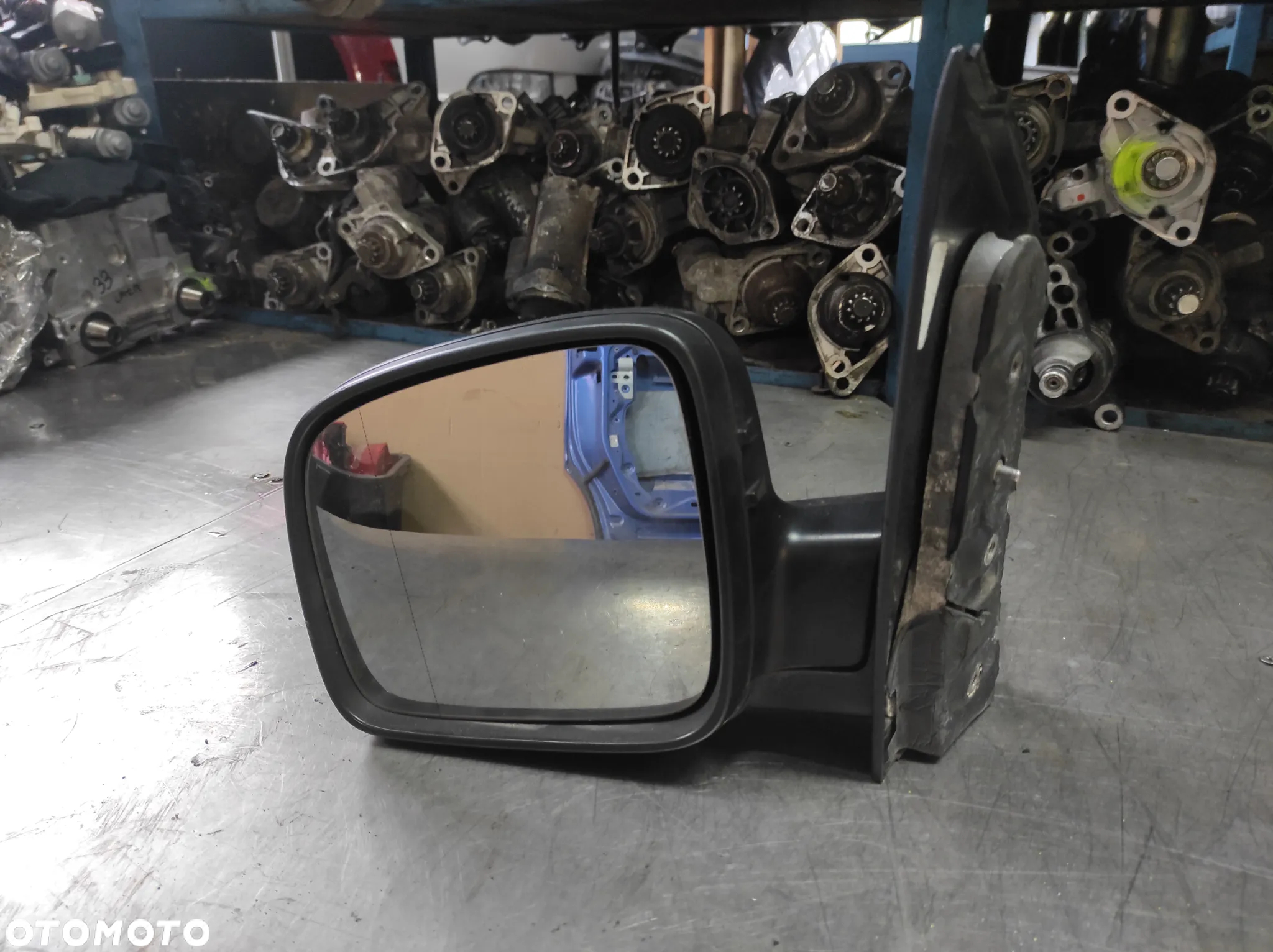 LUSTERKO BOCZNE LEWE VW CADDY 3 ELEKTEYCZNE 5 PIN STRUKTURA EUROPA USZKODZONE WYSYŁKA !!!! - 3