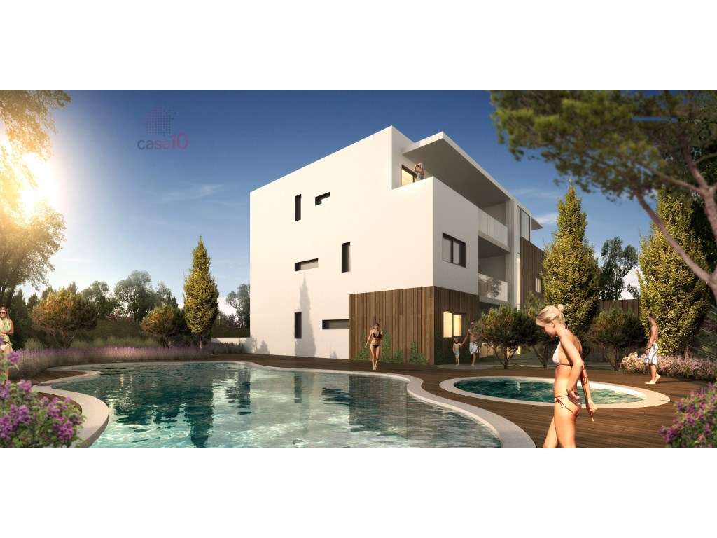 Apartamento T1 para venda em Condomínio Fechado com Piscina, na Nazaré - Grande imagem: 2/13