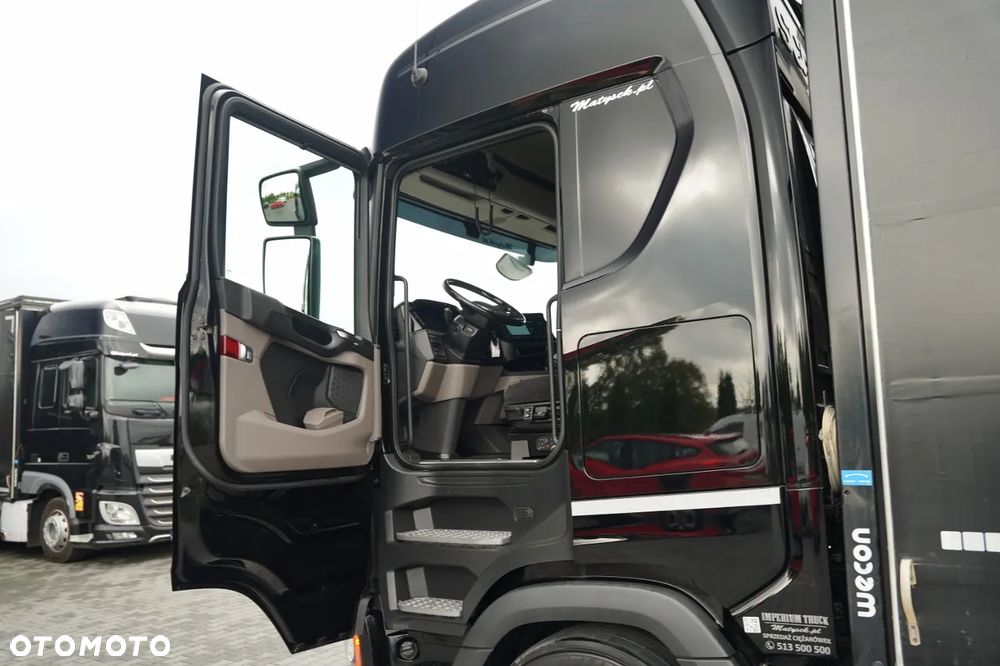 Scania S 500 / ZESTAW TANDEM 120 M3 / PRZEJAZDOWY / FIRANKA / 7,7 M + 7,7 M / WECON / OŚ PODNOSZONA / - 26