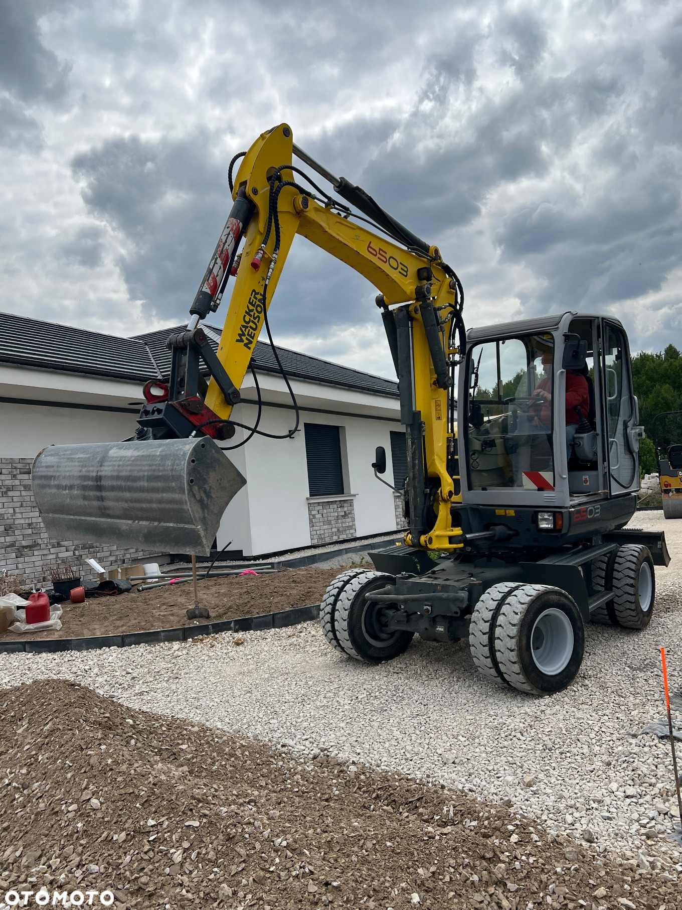 Wacker Neuson Mini KOPARKA KOŁOWA WACKER NEUSON 6503 WD 5,8t Długie ramie 3xłamane Dodatkowa hydraulika SZYBKA SKRĘTNA 2x łyżki Wiertnica skarpowa hydrauliczna Yanmar 2009r 3060mth - 24