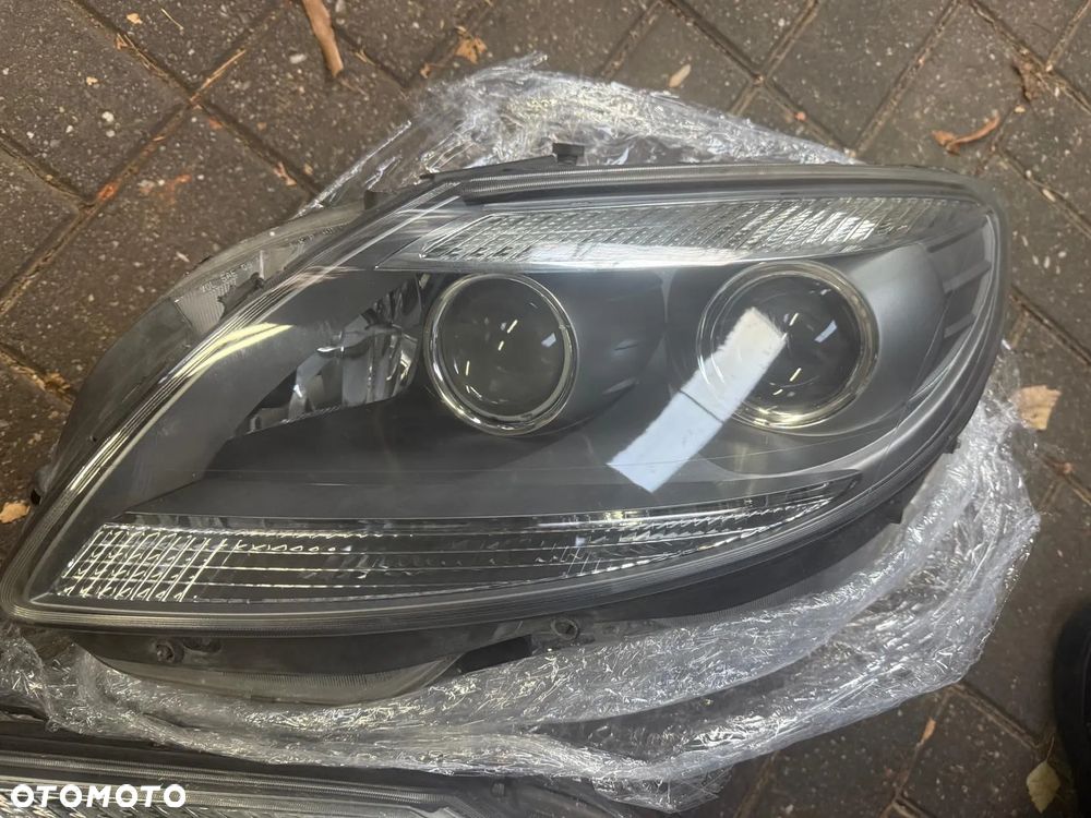63 65 amg 63amg oryginal lampa xenon reflektor europa kompletny mercedes w216 L P IDEALNE - 3