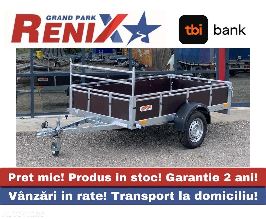 Neptun Trailwood Remorca Basculabila 236/125/35 750kg - 1