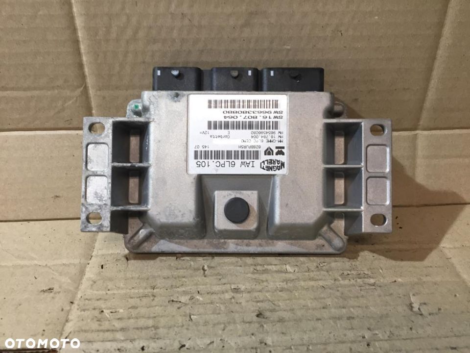 #KOMPUTER PEUGEOT / CITROEN 1.4 16V nr 9663380880 - 2