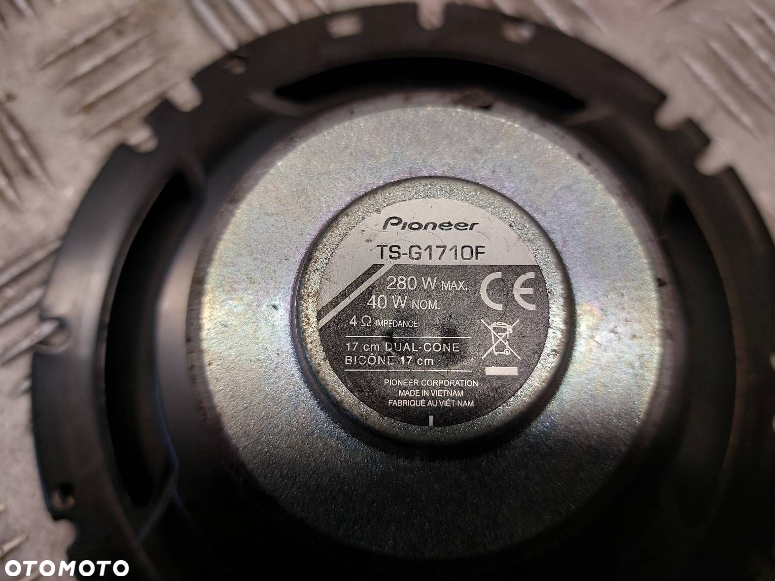 GŁOŚNIKI KOMPLET 4 SZTUK  PIONEER TS-G1710F MAC AUDIO 11416503 - 5