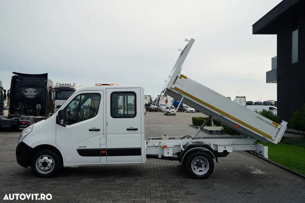 Renault MASTER / DCI 150 / BASCULATOR / CAMION CU TRACȚIE MIXĂ 7 LOCURI / MANUAL / DOUĂ RULOURI - 6