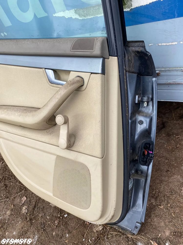 Drzwi prawy lewy tył audi a4 b7 kombi siwe szare - 7