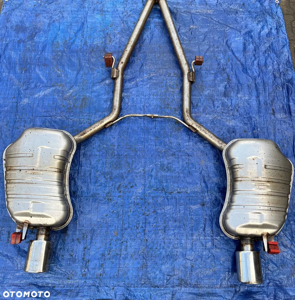Tłumik wydech AUDI A8 D3 LIFT 3.0 TDI 4E0253612E 4E0253611R - 1
