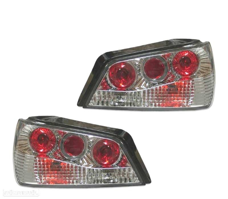 FAROLINS PEUGEOT 306  93-97 LOOK LEXUS CROMADO - 1