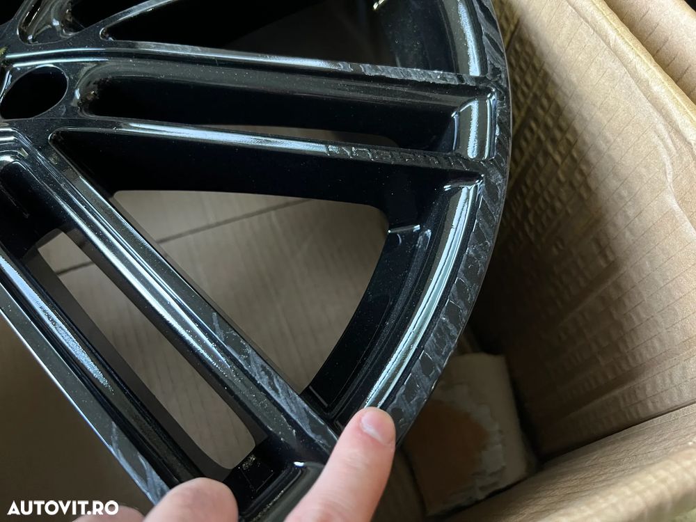 Jante Porsche 21 R21Panamera porsche cayenne jante porsche in doua latimi gloss black cu mici defecte - 5