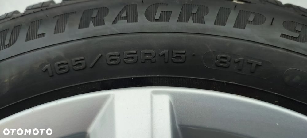 Koła Zimowe Felgi Aluminiowe Oryg. Vw UP Skoda Citigo Seat Mii Goodyear 165/65/15 4x7,9mm 2021 rok Idealne!! Starogard Gdański - 25