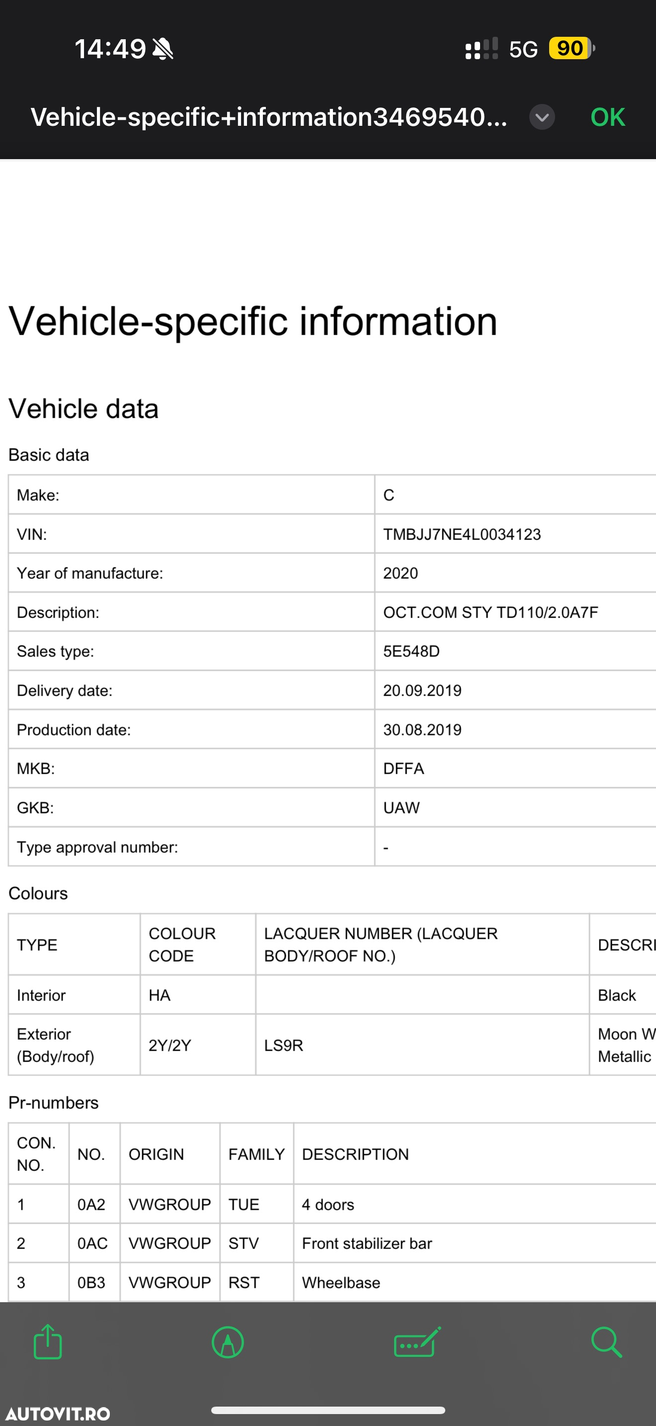Skoda Octavia Combi 2.0 TDI DSG Style - 8