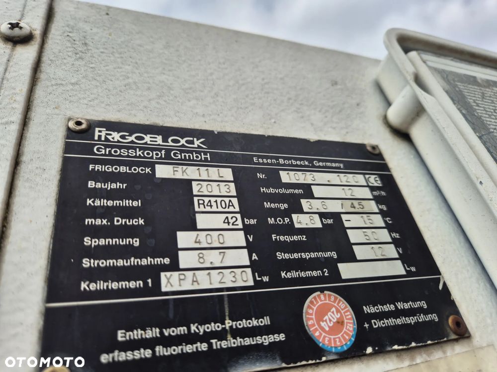 Chłodnia Mroźnia 8 palet, 4.5m , 2 komory, 2 parowniki, zasilanie stacjonarne na prąd, stan bdb! - 13