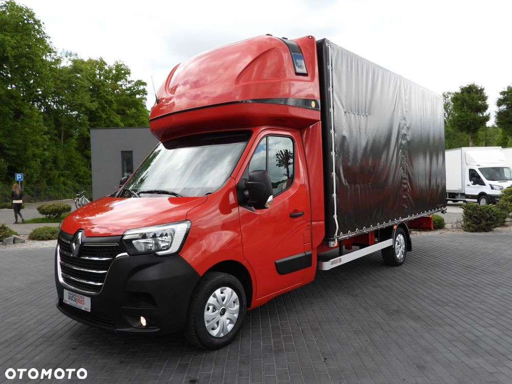 Renault MASTER  PLANDEKA 10 PALET WEBASTO TEMPOMAT LEDY PNEUMATYKA KLIMATYZACJA  165KM - 19