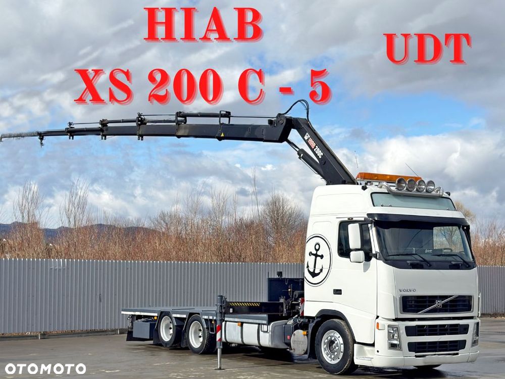 Volvo FH 13 400 * PLATFORMA 6,55m * HIAB XS 200 C - 5 + PILOT * STAN BDB - 1