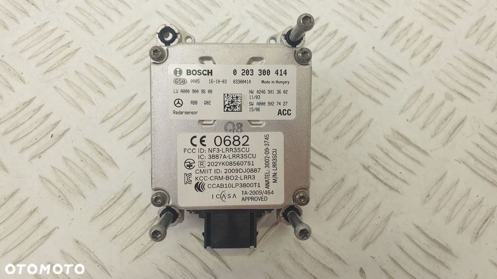 radar acc distronic mercedes a0009009608 - 4