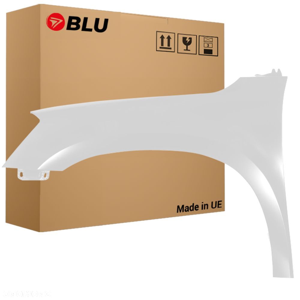 BLU Błotnik Skoda Yeti 5L LIFT LF9E lewy biały 2013-2017 przód CandyWeiss - 1