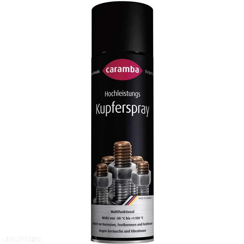 Spray vaselina cupru pentru ungere si protectie temperaturi ridicate Caramba 500ml 60268505 - 1