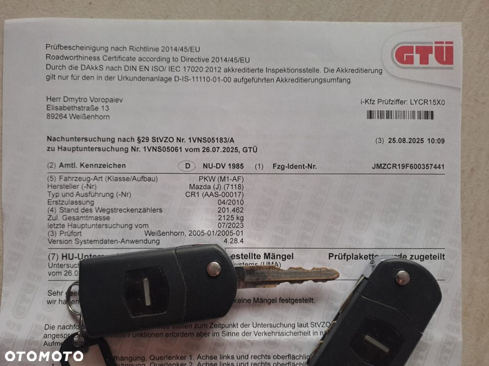 Mazda 5 2.0 Exclusive + - 13