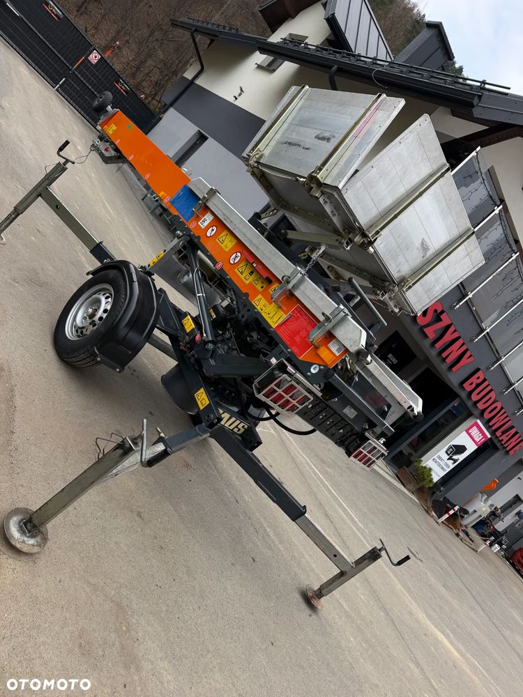 Paus Easy 18 WH-M Drabina Winda Dekarska mobilna aluminiowa TRANSPORTER DEKARSKO-BUDOWLANY w pełni Hydrauliczny 18 metrów. Obrotowy do okoła. 2018rok. Jak Nówka z salonu. praktycznie zerowy przebieg! Serwisy w Dekra do Końca. Sprowadzona z Komuny Norweskiej. Wielka Okazja. Sterowanie Hydrauliczne. Nowy model wózek jeździ od dołu dodatkowe ramię. Pojazd przyczepa lekka - 4