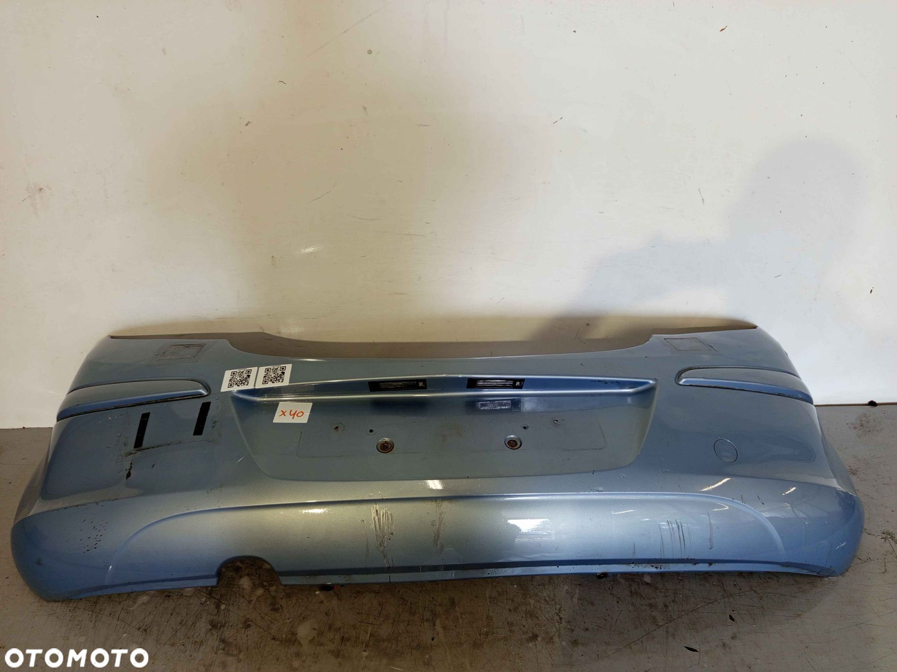 + ZDERZAK TYŁ TYLNY OPEL CORSA D Z21C BŁĘKIT BŁĘKITNY - 1
