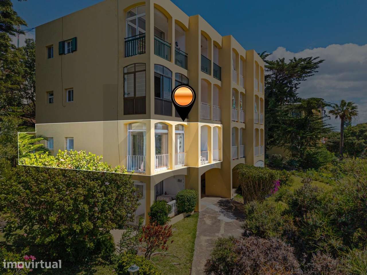 Apartamento T1+1 vista mar nos Reis Magos – Caniço | 395.000€ - Grande imagem: 2/45