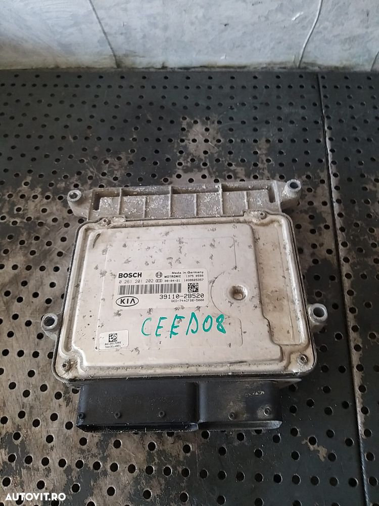 Ecu calculator motor 1.4 b kia ceed 1 ed 0261201202 391102b520 - 1