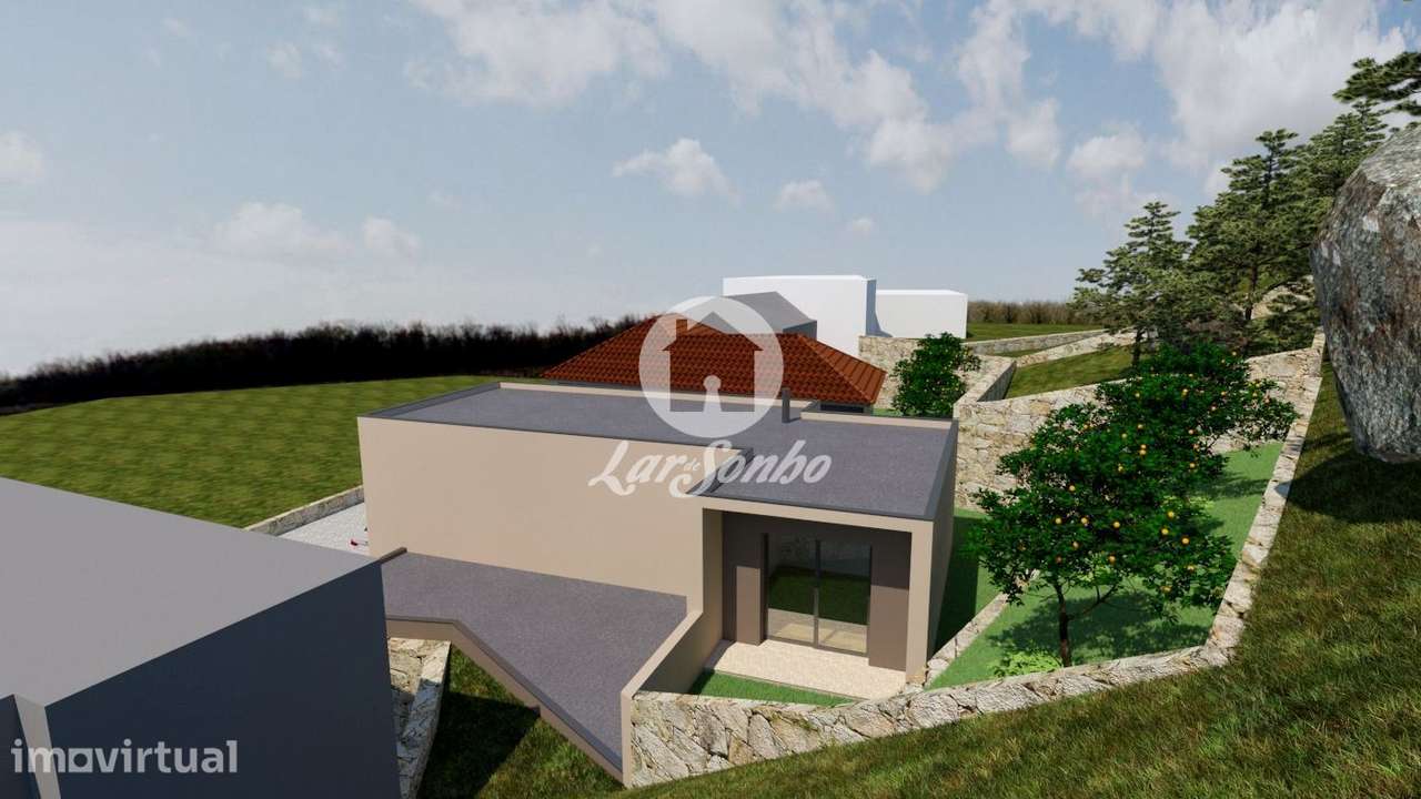 Terreno com Projeto Aprovado para Moradia Moderna  A 2 km de Fafe - Grande imagem: 4/6