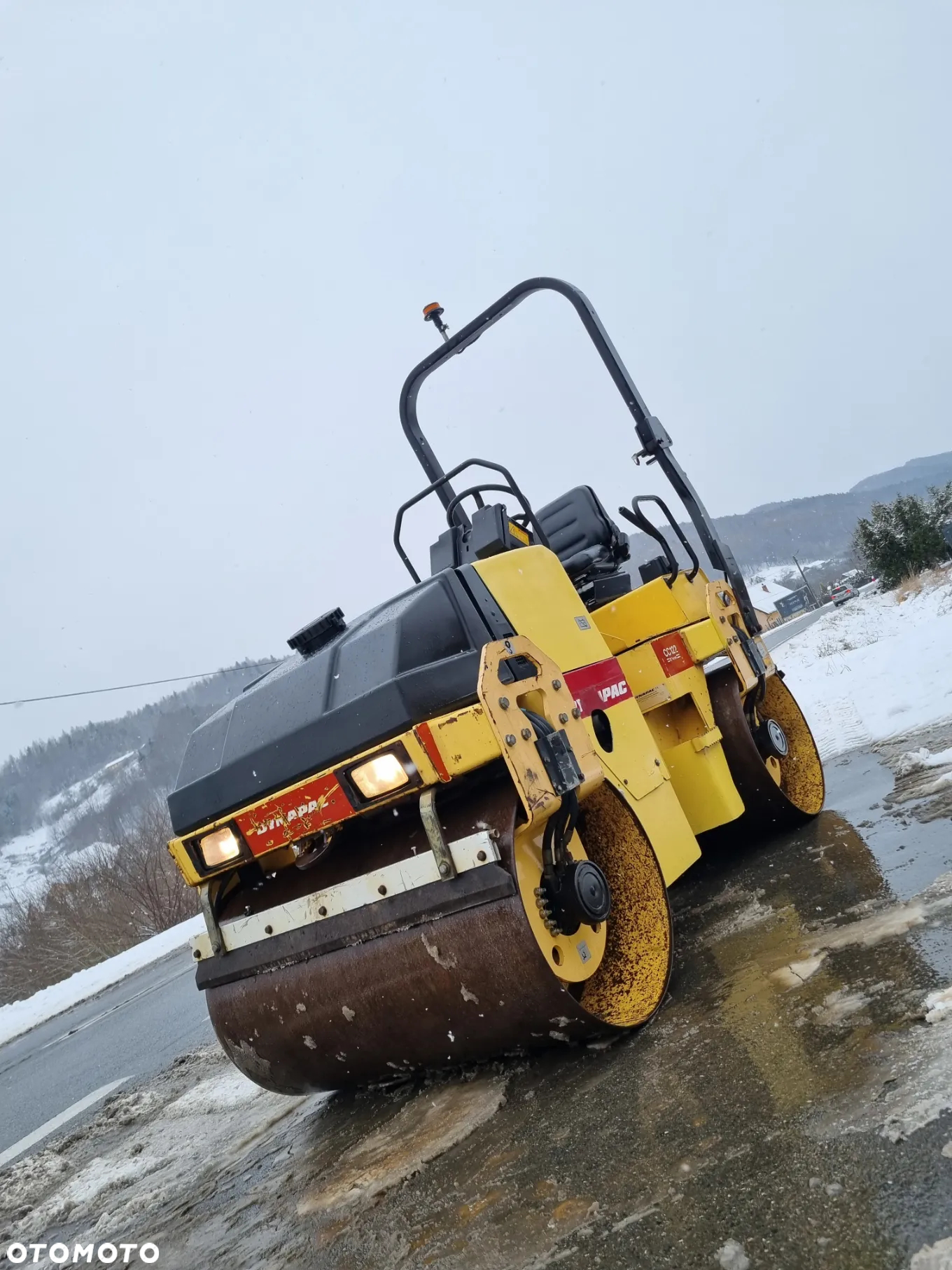 Dynapac CC122 Walec Drogowy 3tony Import Norwegia 2009rok JAK NOWY 1590 Mtg ubijanie tył lub przód Zraszacz Wszystko w Oryginale - 3