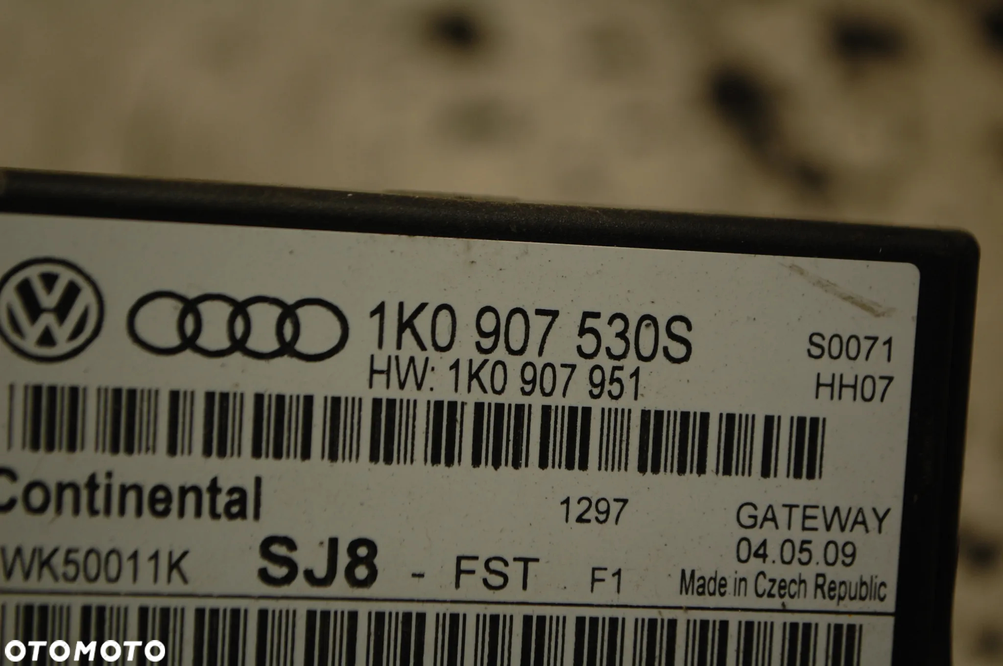 MODUŁ STEROWNIK GATEWAY 1K0907530S VW TOURAN I AUDI SEAT SKODA - 3