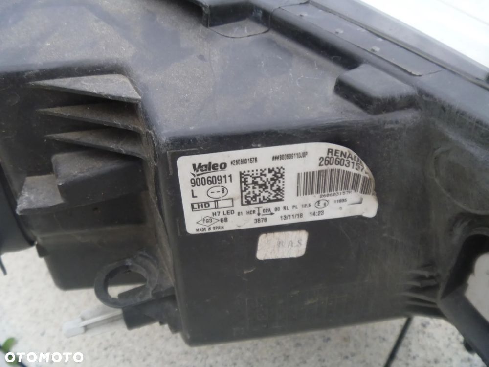 RENAULT MEGANE IV LAMPA PRAWA LEWA SOCZEWKA LED ORYGINAŁ 260102555R  260603157R - 8