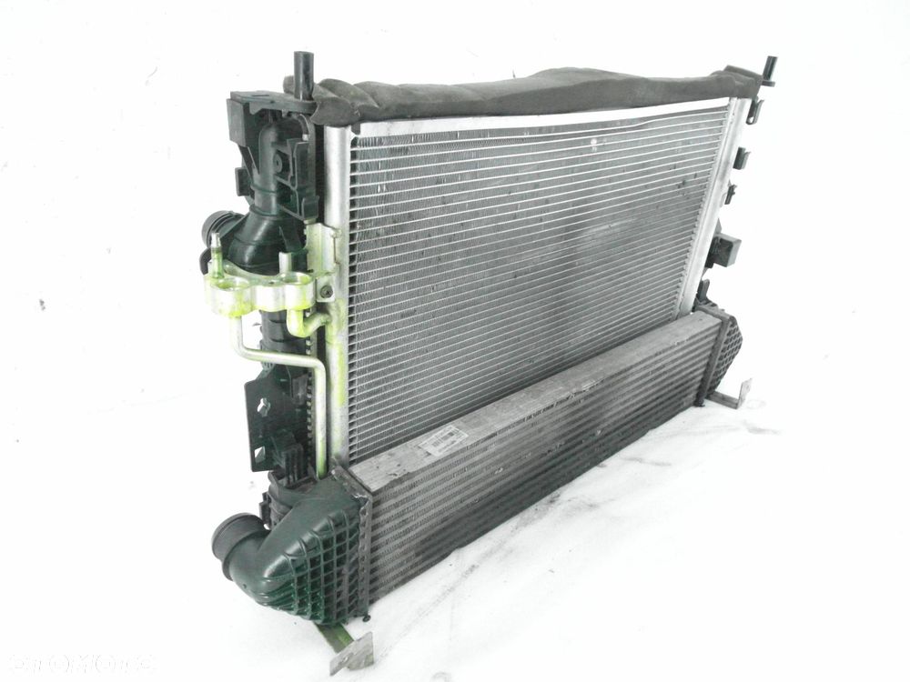 CHŁODNICA WODY KLIMY INTERCOOLER WENTYLATOR FORD KUGA II 1.6 CV618C607GF - 12