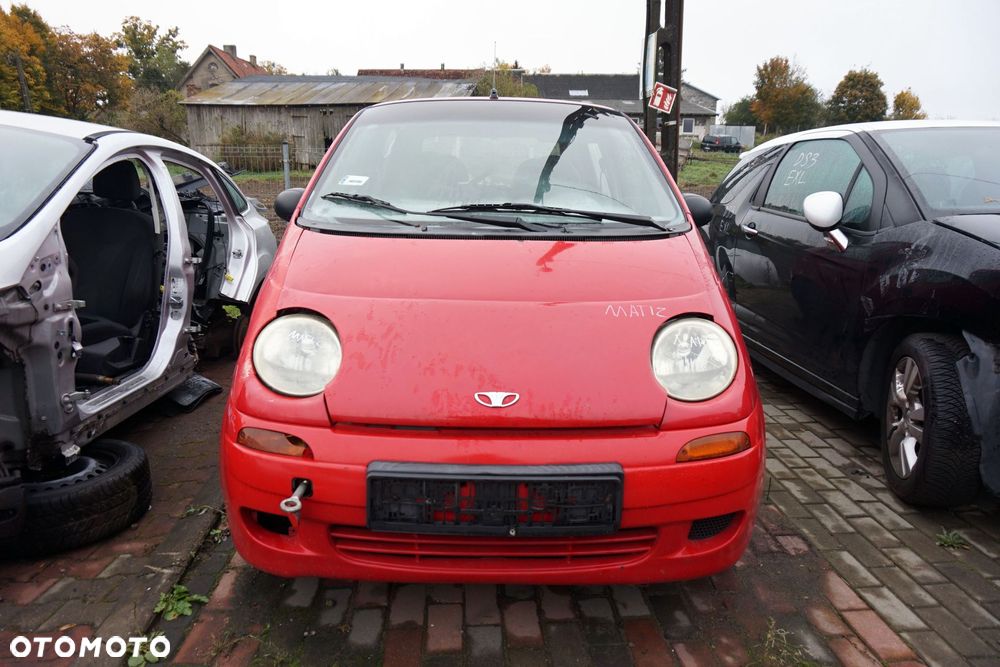MASKA ZDERZAK BŁOTNIKI LAMPY MATIZ M100  DAEWOO 1998-2007 CZERWONY PRZÓD KOMPLETNY - 1