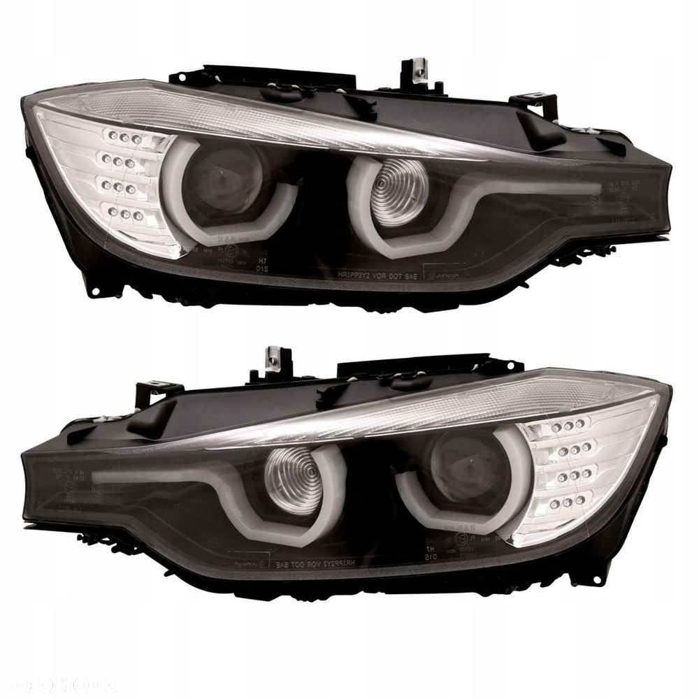 Reflektor Lampa Soczewka halogenowa h9 Czarne Led Bmw 3 f30 f31 2011-2015 - 2