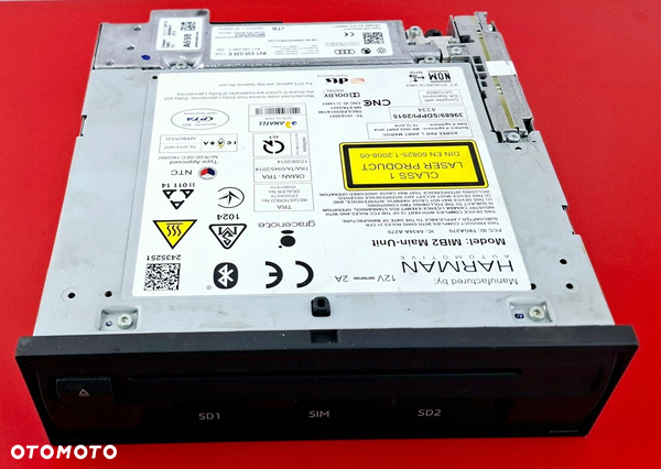 Audi A3 S3 8V Czytnik multimedia GPS MIB2 Main-Unit 8V1035035E