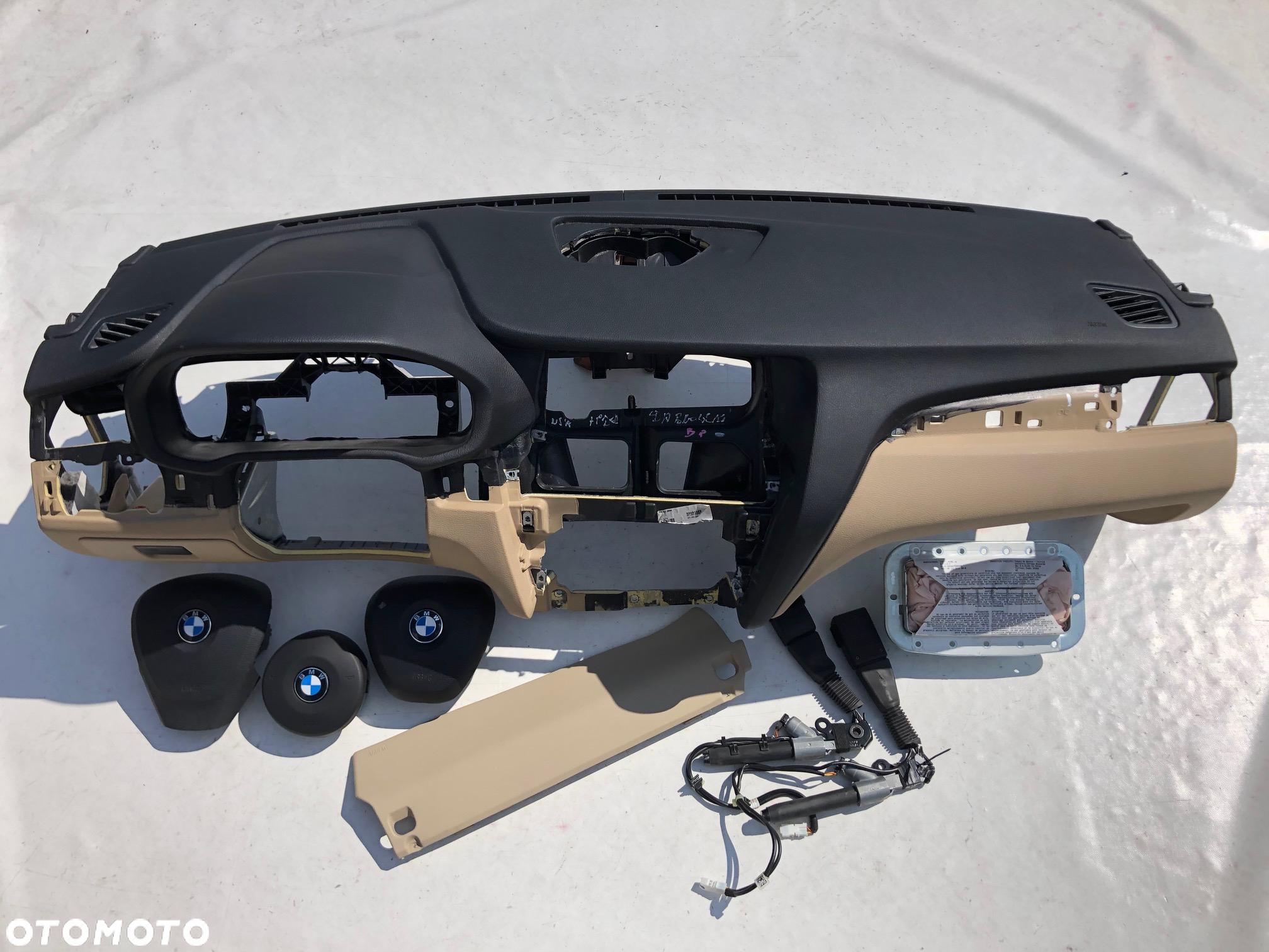 BMW X3 F25 X4 F26 DESKA KONSOLA KOKPIT PULPIT PÓLKA PARPAET AIRBAG KURTYNA naprawa regeneracja NA WYMIANE OD RĘKI NA MAGAZYNIE Raz2 !!! - 8