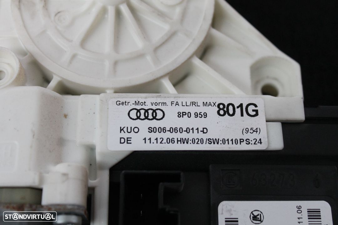 Motor Elevador Vidro Audi A3 8P - 4