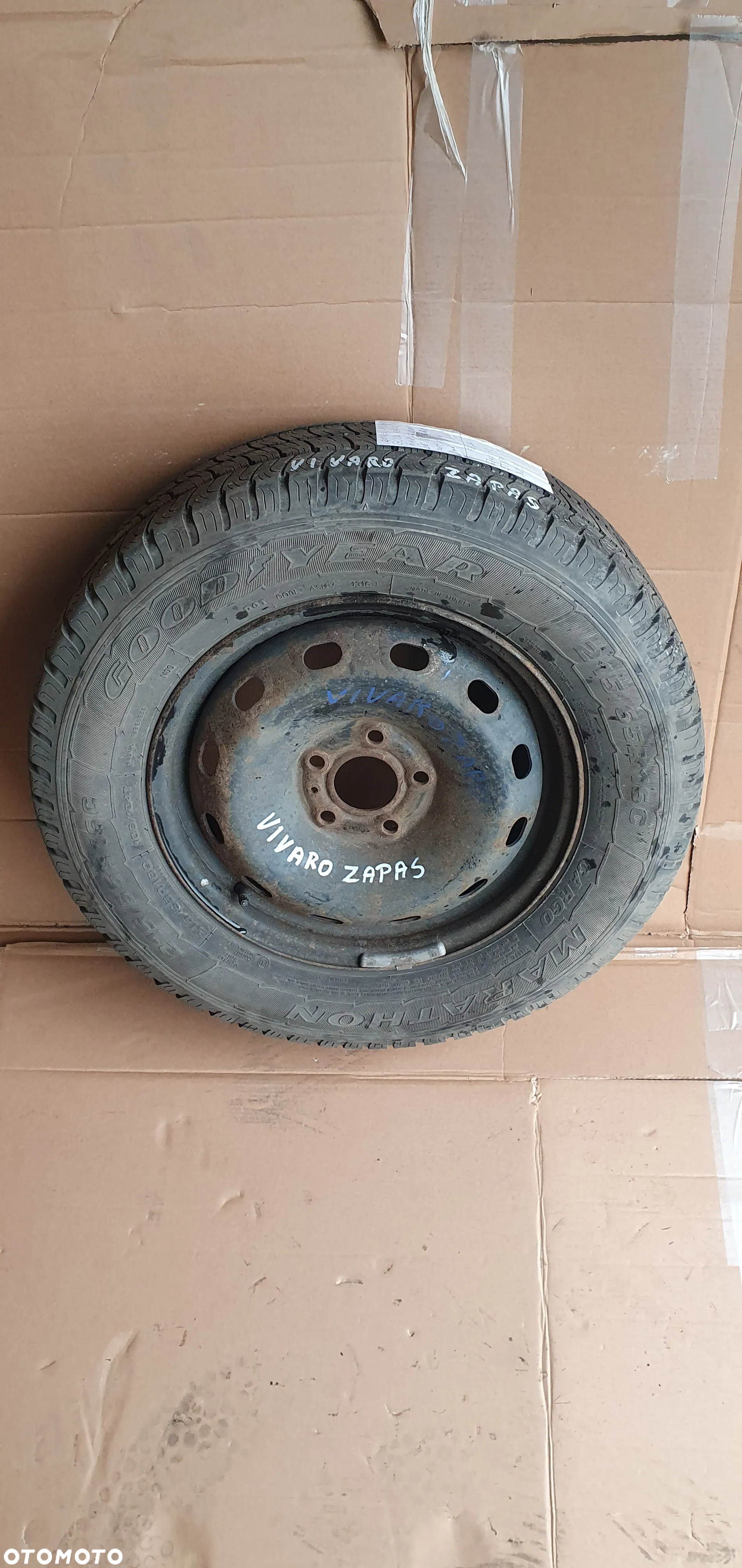 Felga stalowa zapas dojazdówka 114.3 ET50 6J 215/65 R16 Opel Vivaro B - 2
