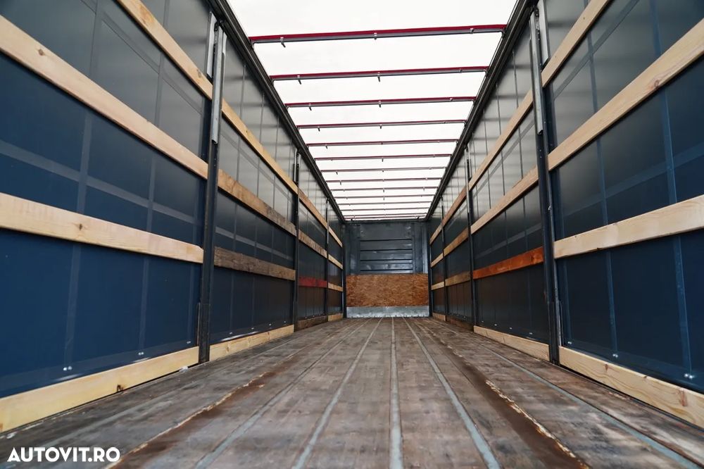 Fruehauf CORTINĂ / STANDARD / LIFT 2.000 kg / PODEA PUTERNICĂ ȘI ȘIMPĂRȚI LATERALE / CONTENIER PENTRU PALEȚI - 15