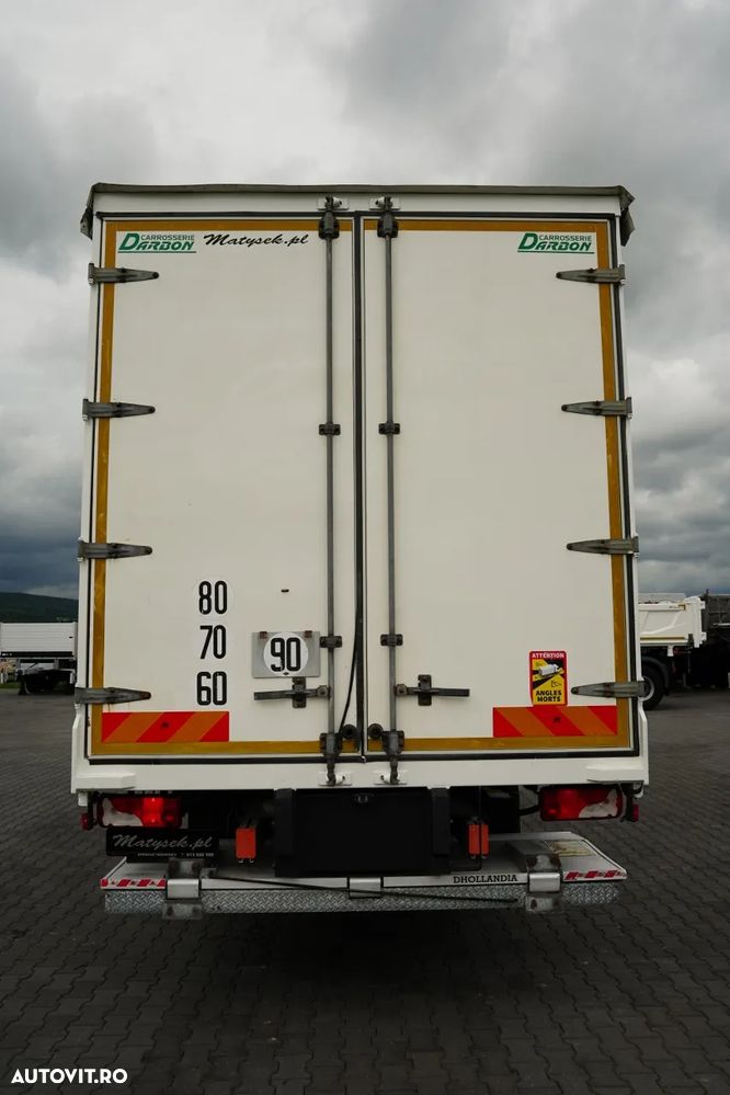 Scania P 320 / SOLO / CORTINĂ - 8.5 M / 4X2 / DHOLLANDIA LIFT / PODEA REZISTENTĂ / EURO 6 - 14