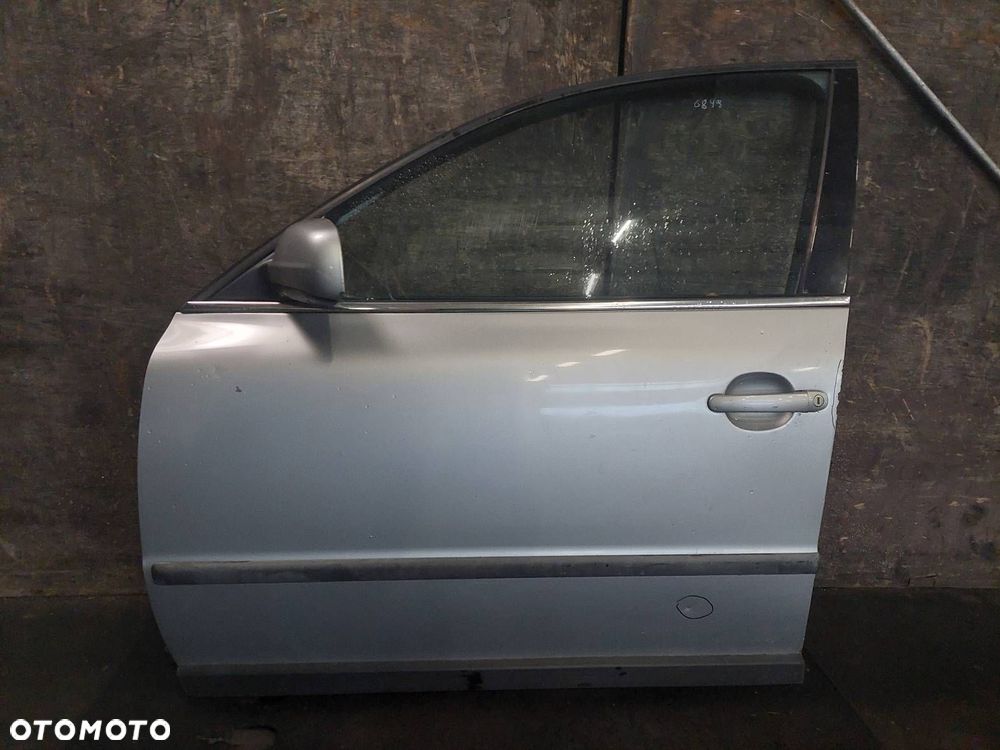 DRZWI KOMPLETNE LEWY PRZÓD + LUSTERKO LEWE PASSAT B5 FL LIFT LA7W - 1