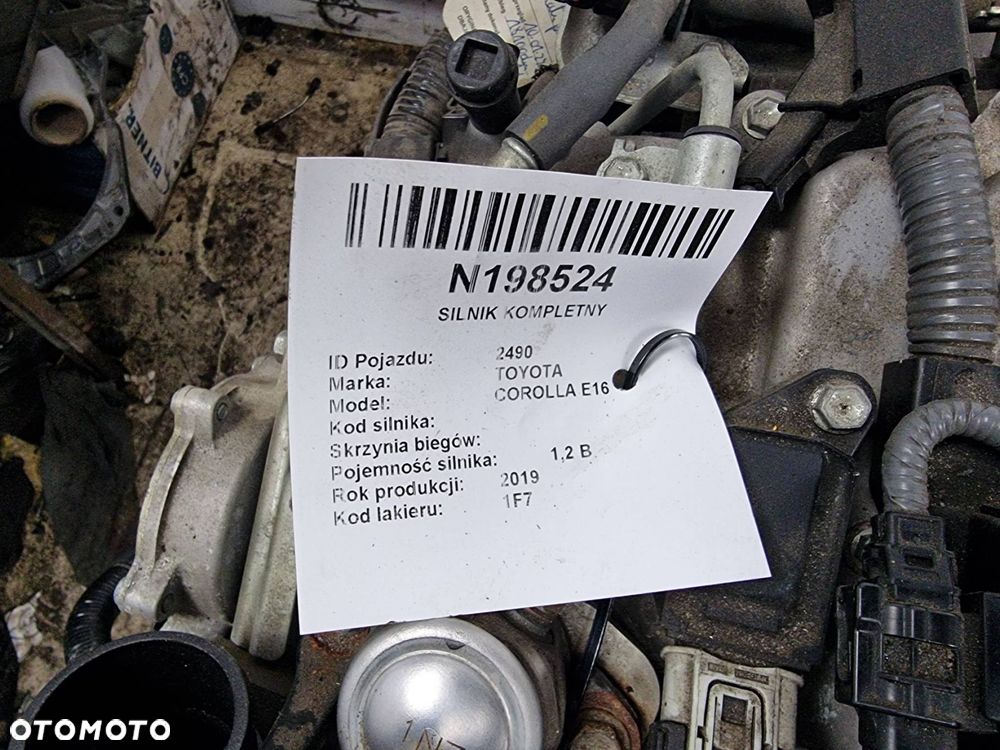 SILNIK KOMPLETNY TOYOTA COROLLA E21 8NP U366055 - 8