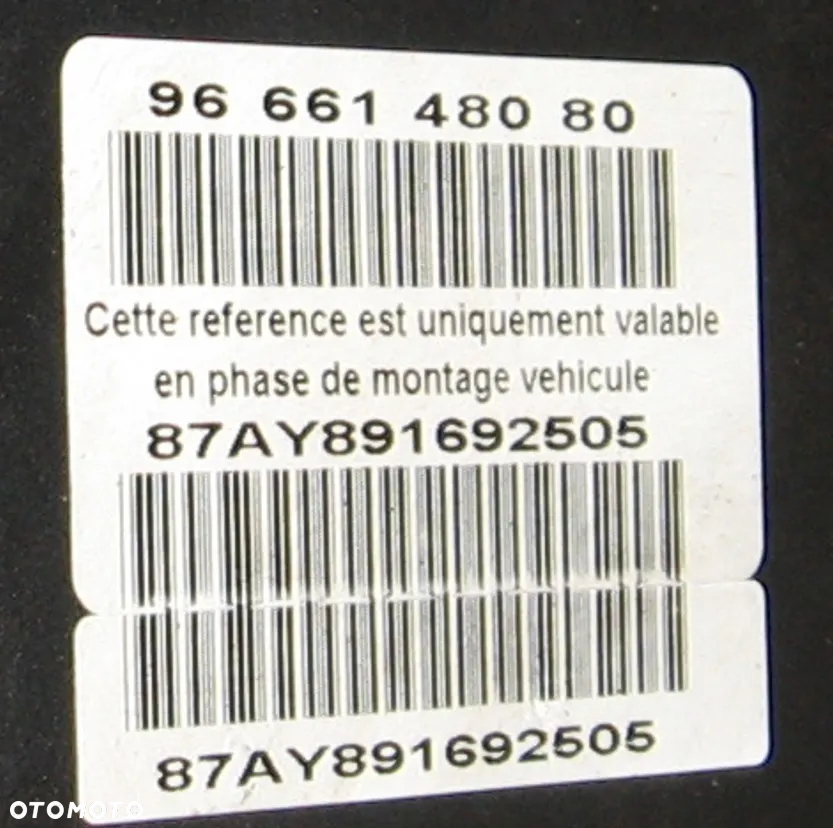 PEUGEOT 407 ABS sterownik 9666148080 - 2