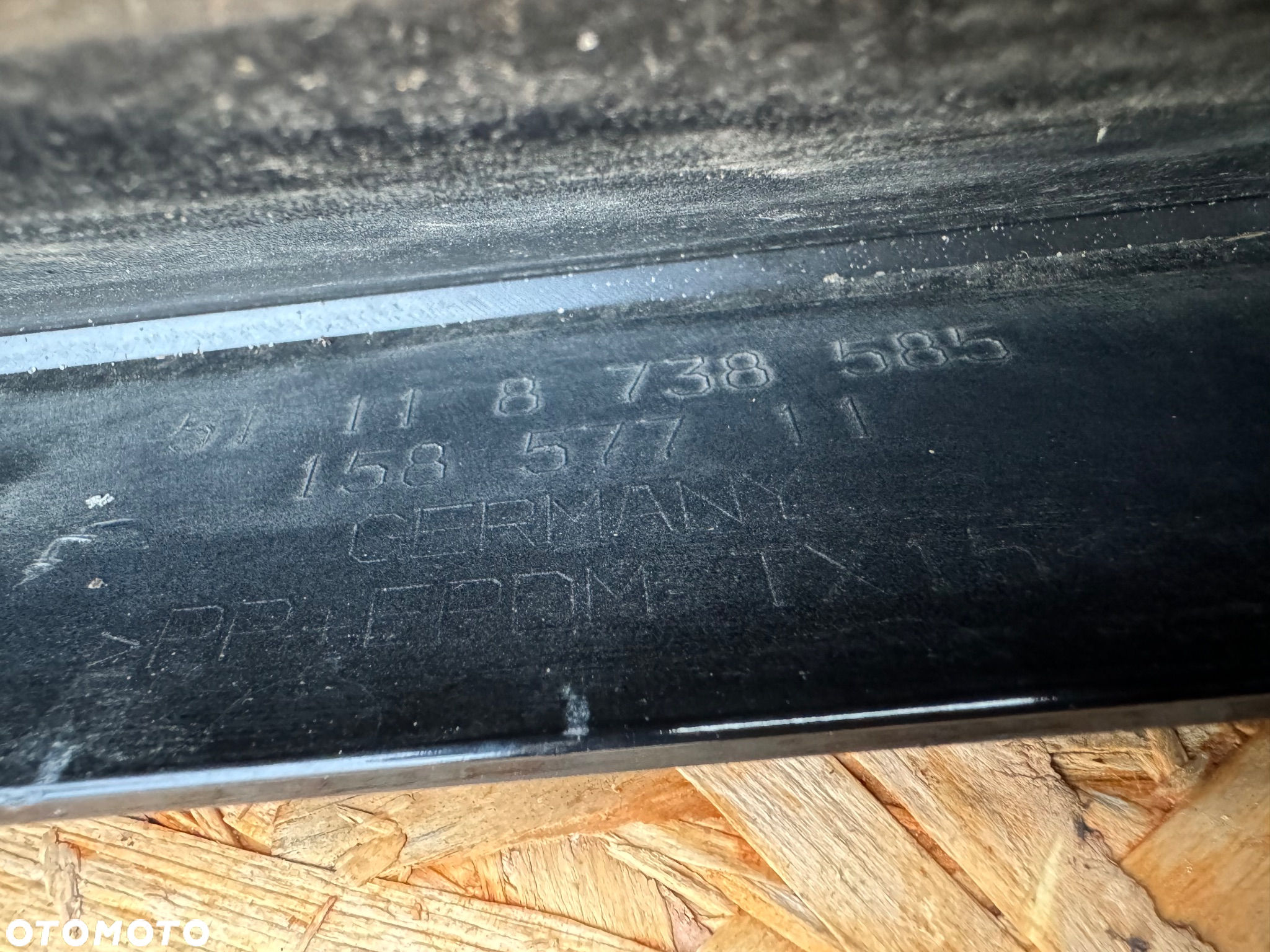 ZDERZAK PRZÓD PRZEDNI BMW I4 G26 ZWYKŁY 5111 8738585 STELAŻ PRAWY 8738598 ORYGINAŁ - 15