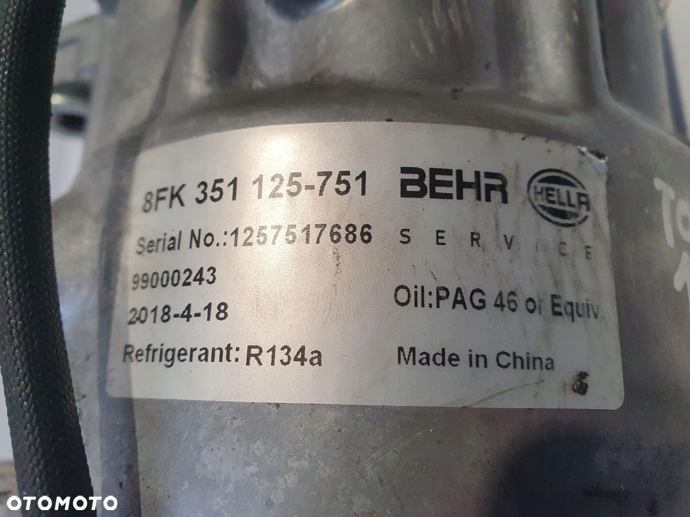 SPRĘŻARKA KLIMATYZACJI Seat Toledo II 1.6 16V pompa 8FK351125 - 2