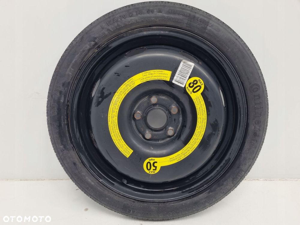 KOŁO DOJAZDOWE ZAPASOWE Audi Seat Vw Golf V 125/70 R18 1K0601027B 5x112 - 2