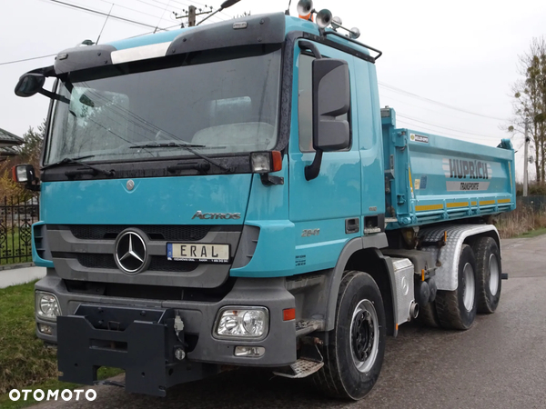 Mercedes-Benz Actros 2641 6x4 Wywrotka Meiller Bortmatic Sprowadzony Z Niemiec Stan Idealny 3 Stronny Kipper Wywrot Mały Przebieg